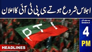 Samaa News Headlines 4PM | 18 April 2024 | SAMAA TV