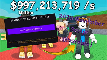 Steal A Brainrot Duplicator Script Showcase (Pastebin 2025 November) 