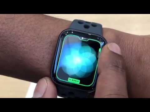 Apple Watch series 4 demo