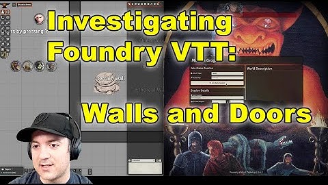 Investigating Foundry VTT: Walls and Doors!