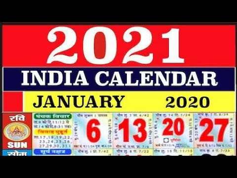 urdu calendar 2021 india 2021 Calendar With Indian Holidays Youtube urdu calendar 2021 india