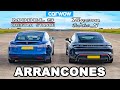 Tesla Model S Cheetah Stance vs Porsche Taycan Turbo S: ¡ARRANCONES!