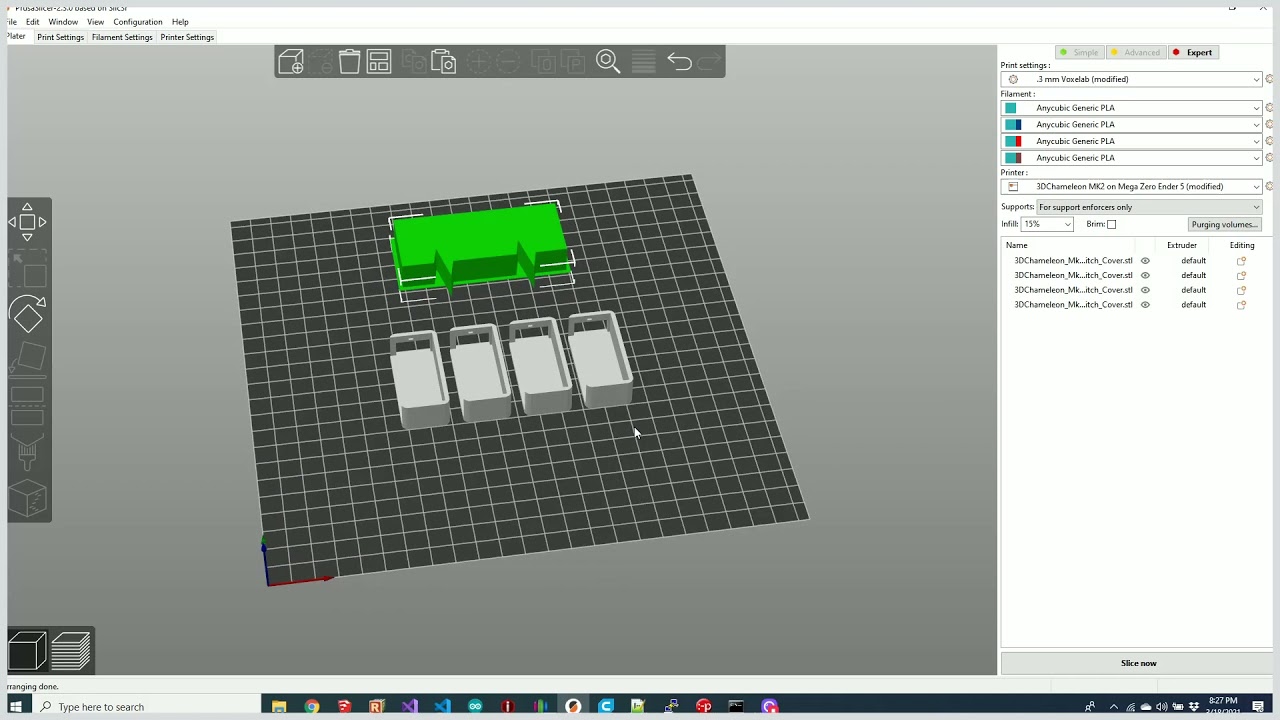 3DChameleon Mk2 Tool Change GCode Generator - YouTube