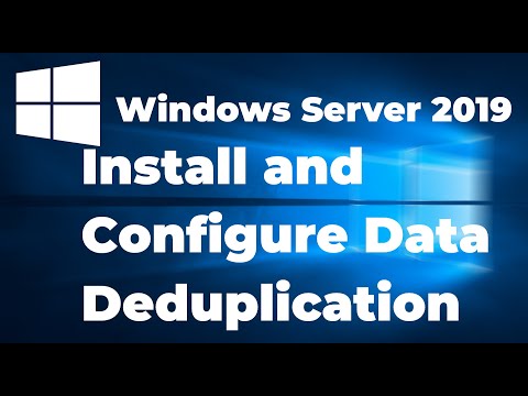 Video: Hur aktiverar jag datadeduplicering?