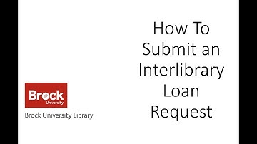 How to Submit an Interlibrary Loan Request