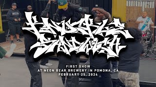 Knuckle Sandwich 'First Show' @ Neon Bear  Brewery in Pomona, CA 2-25-2024 [FULL SET]