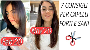 Come avete capelli sani?