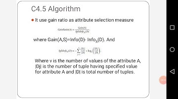 C4.5 Algorithm: Module 3 (part 5)