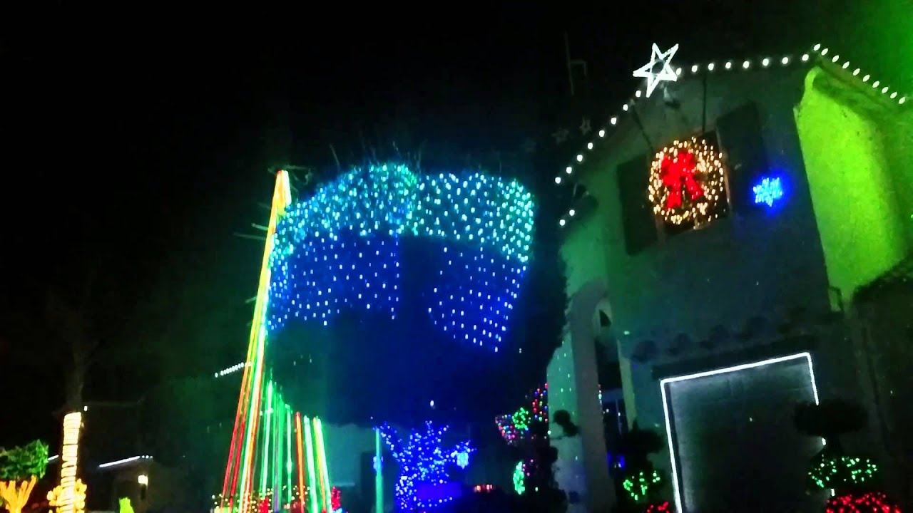 4004 Thornhill Way Modesto CA Christmas Lights YouTube