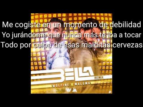 Bella Remix Lyrics Maluma