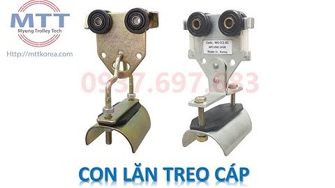 Con lăn cáp chạy máng C cầu trục