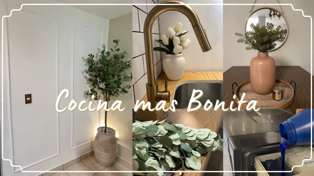Con estos cambios la cocina quedó + bonita|Decoración económica para el Hogar🌷✨✅