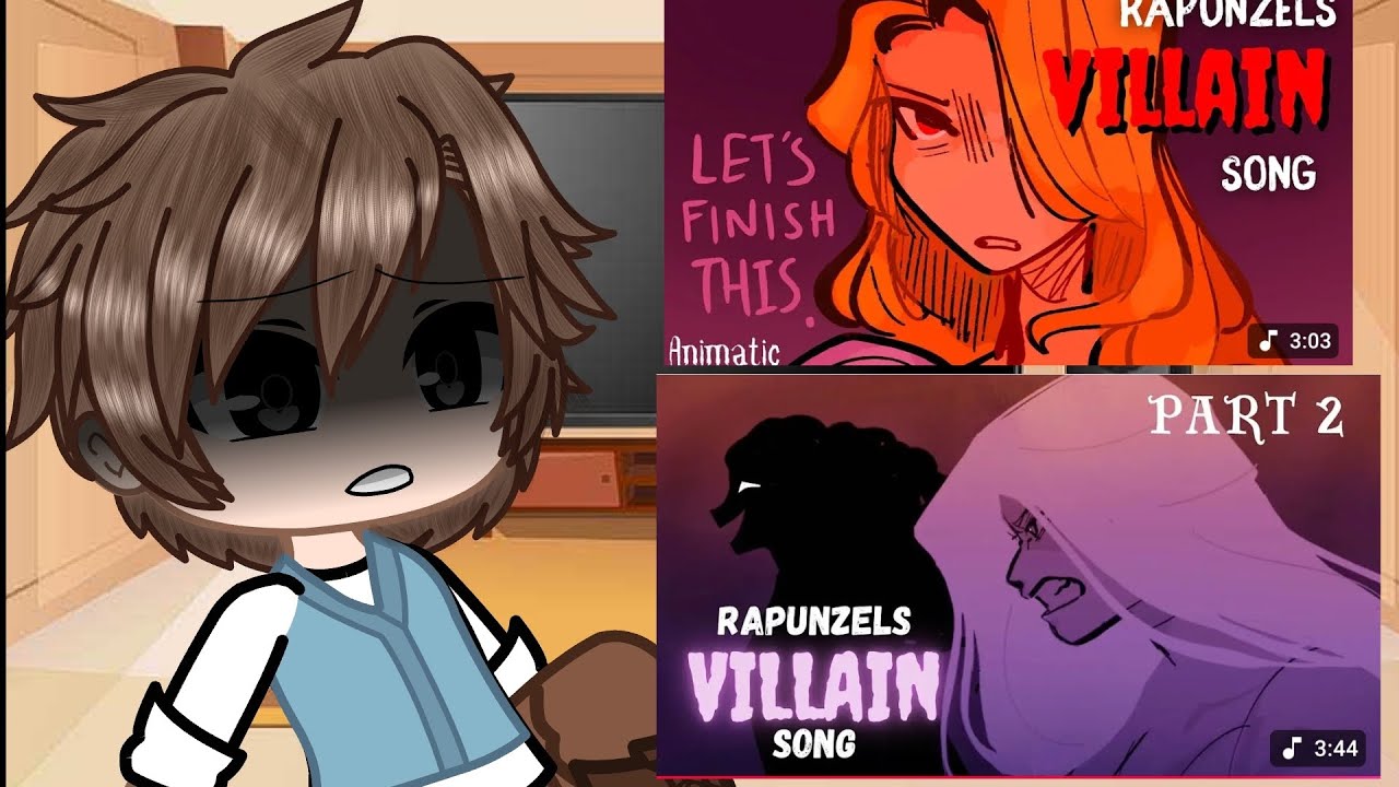 ¡los personajes de Rapunzel reaccionan a Rapunzel villana!