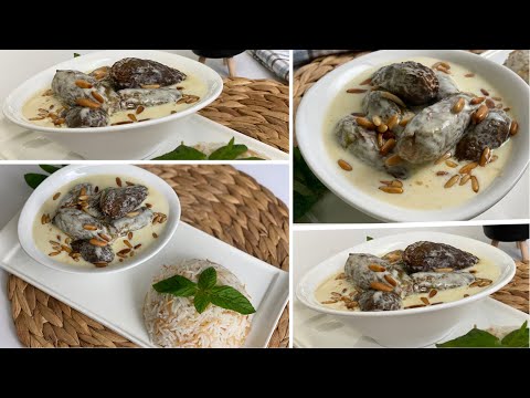 شيخ المحشي كوسا باللبن على أصولها وسر اللبن ابيض بدون زيوت
