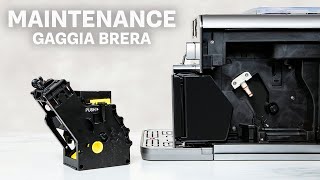 Drip Tray, Dreg Drawer & Brew Group Maintenance on the Gaggia Brera Espresso Machine