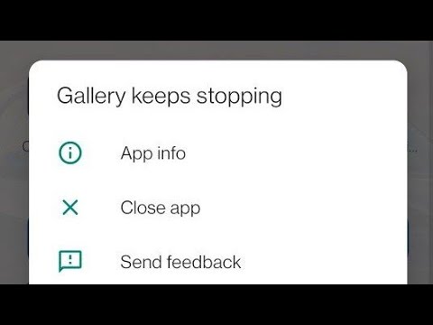 gallery keeps stopping samsung a50