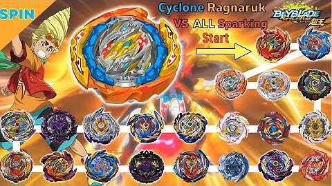 Cyclone Ragnaruk VS ALL Sparking Beyblade Burst DB  Marathon 베이블레이드 버스트 DB 사이클론 라그나로크 VS 올슈퍼킹 마라톤배틀