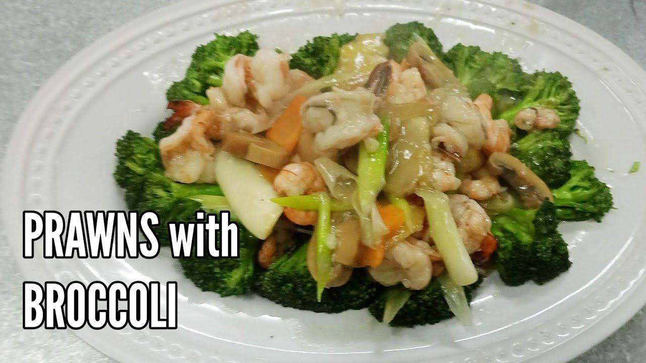 Prawns with Broccoli ( Easy Recipe ) Pinoy Chef in Papua New Guinea