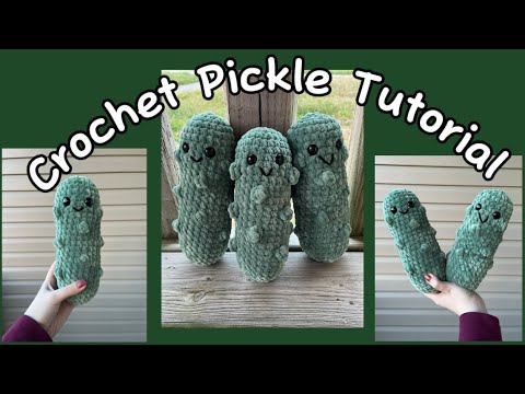 The Ultimate Beginner's Tutorial: Crochet Your Own Pickle 