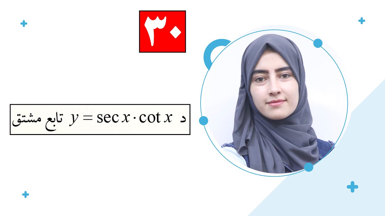 Class 12 - Math  ریاضی دوولسم ټولګی | - lesson 30 لوست: 30_ د کوتانجنت او سیکنت تابع مشتق