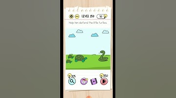 BRAIN TEST : TRICKY PUZZLE LEVEL 259 - HELP HIM DEFEND THE LITTLE TURTLES