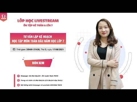 Video ????️ÔN TẬP HÈ TOÁN 6 LÊN 7 - ÔN TẬP HKII - TƯ VẤN LẬP... - YouTube