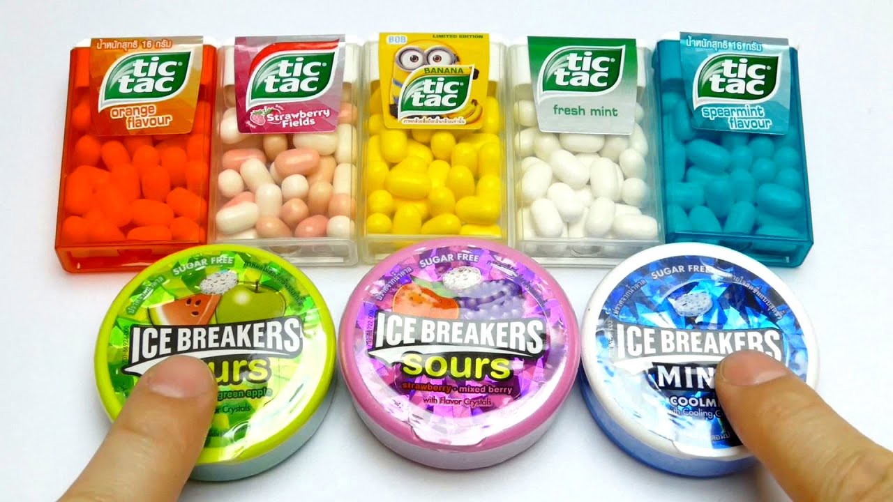 New Tic Tac Ice Breakers Candy Collection Youtube