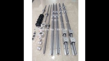 SBR 16 linear guide Rail 6 set SBR16   3007001100mm + ballscrew set SFU1605   3507501150mm