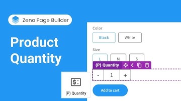 How to Use Product Quantity Element | Zeno Page Builder Tutorial