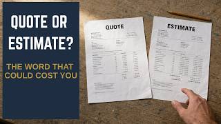 How to Know Whether to Use a Quote or Estimate on a Decorating Job