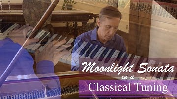 Moonlight Sonata in a Classical Well Tempered Tuning   HD 1080p
