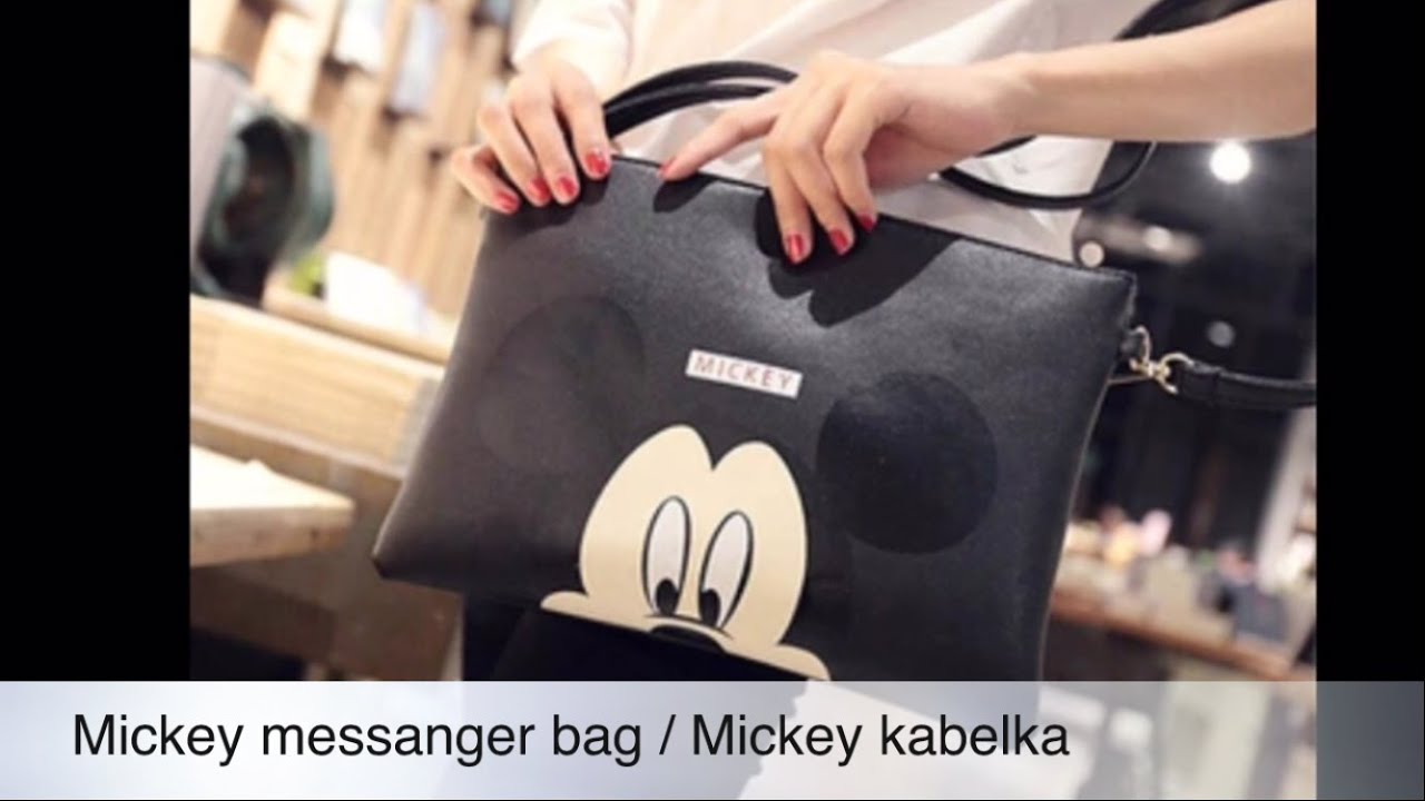 Aliexpress Mickey messenger bag unboxing and review camera iphone 8 plus apk