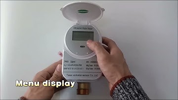 Zigbee ultrasonic valve controlled water meter #flow#water##meter #ultrasonicmeter #taianxinhaitai