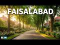 Travel Faisalabad 🇵🇰 Exploring 4K Streets, Rich Societies & Local Culture, Relaxation Scenes | Adam
