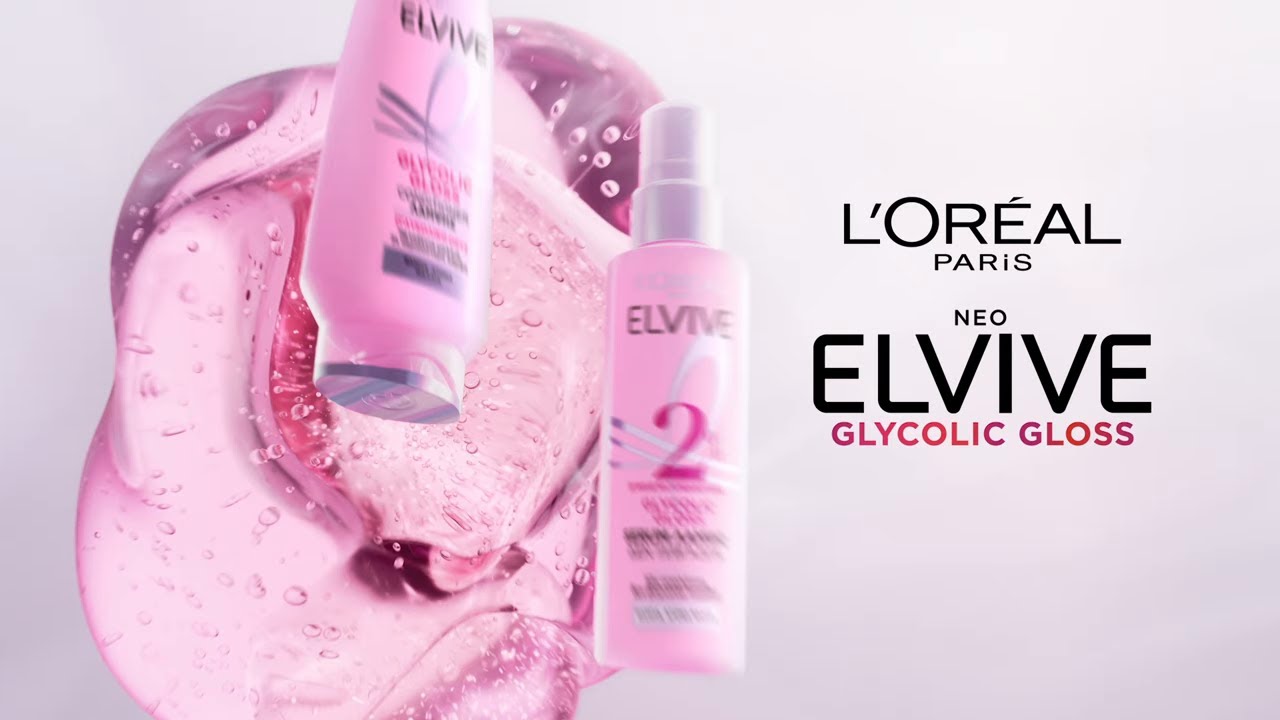 L'Oréal Paris Greece — L'Oréal Elvive Glycolic Gloss - For All Hair Types (YouTube video ad)