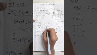 Right half pyramid pattern in C programming. DAY-12 of problem solving in C