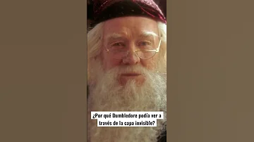 ¿Puede Dumbledore ver a través de la capa?