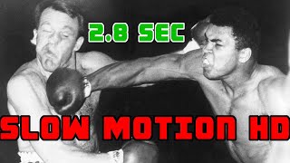 Muhammad Ali 12 Punch Combo in 2.8 Seconds - Slow Motion HD
