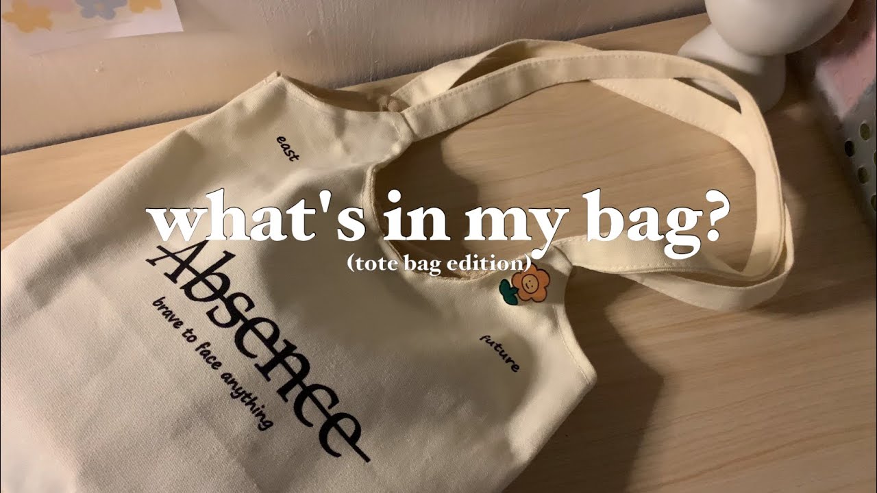 Whats in your tote bag? 👜 #whatsinmybag #whatsinmytotebag