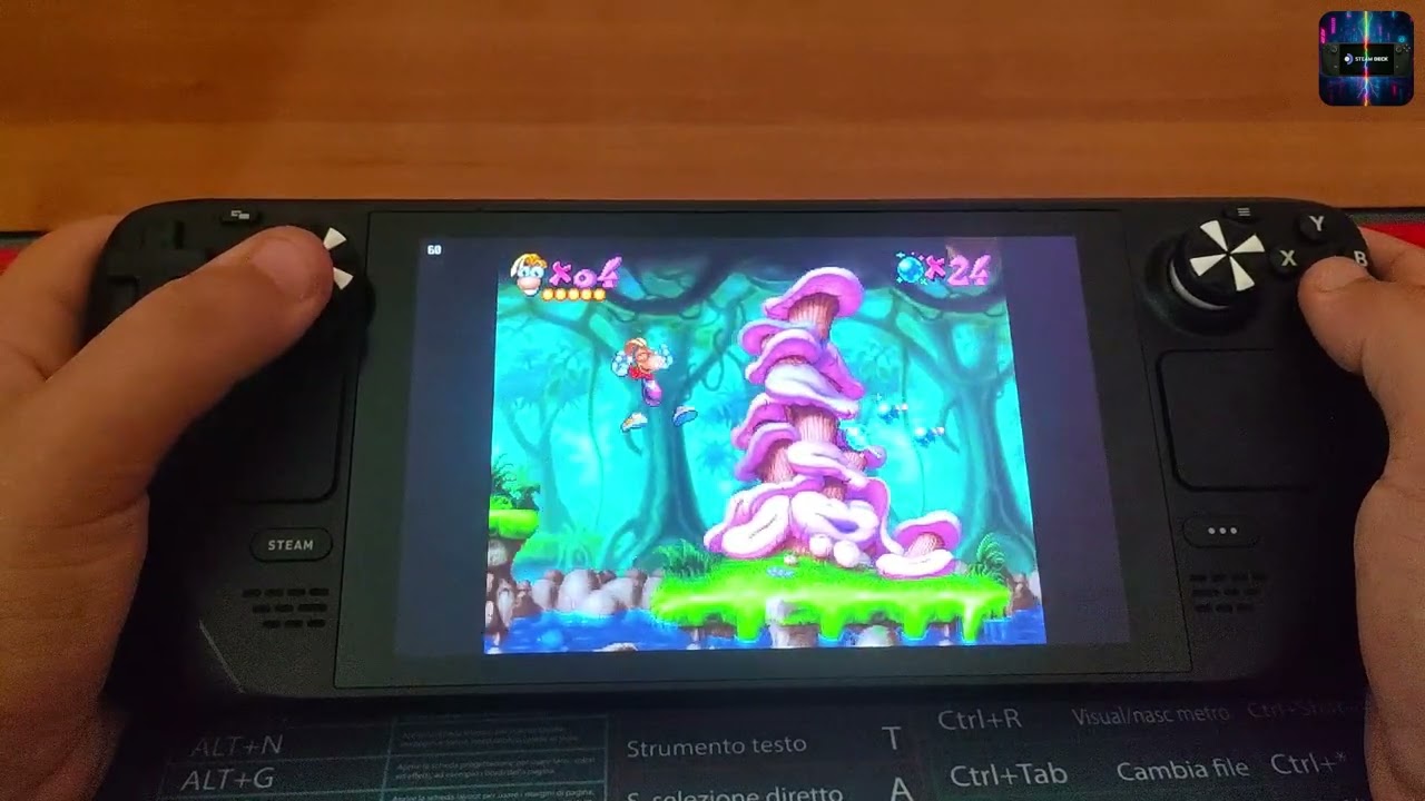 Rayman:PS1 Emulazione DuckStation Steam Deck