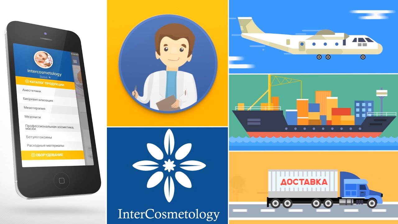 Создание рекламных видеороликов. Мобильное приложение - InterCosmetology