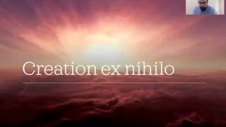 Creation ex nihilo