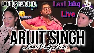 DIFFERENT LEVEL|Latinos react to Arijit Singh ACOUSTIC Unseen Performance Live Laal Ishq and Kabira