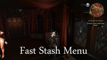 Witcher 3 Fast Stash Menu - Comparison