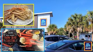 Trying Out ALDI Wild Caught Snow Crab Leg Clusters for First Time (Specially Selected Brand REVIEW)