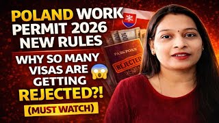 👉Poland Work Permit Visa 2026 🚨 New Update | 90% Applications Getting Rejected? Truth Inside||