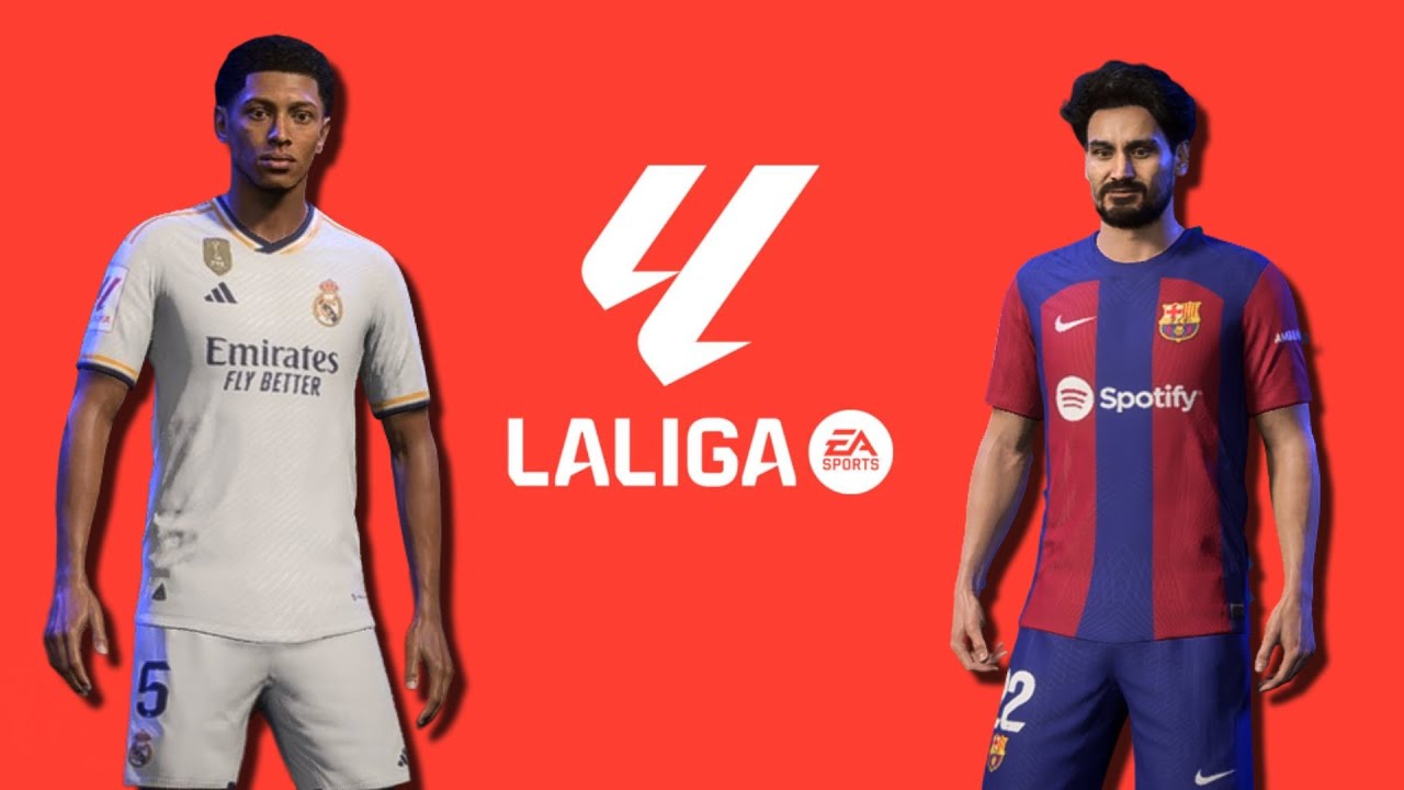 EA Sports FC 24, Barcelona vs Real Madrid Gameplay