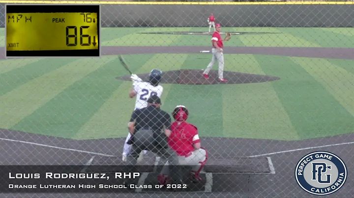 Louis Rodriguez Prospect Video, RHP, Orange Luther...