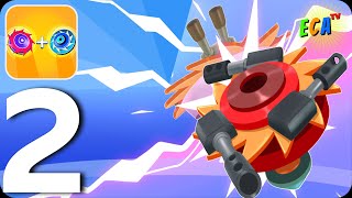 ⭐Spinner Merge⭐ Walkthrough Gameplay Part 2 A Hella Addicting Mix Of Spinner Games (Android-iOS)