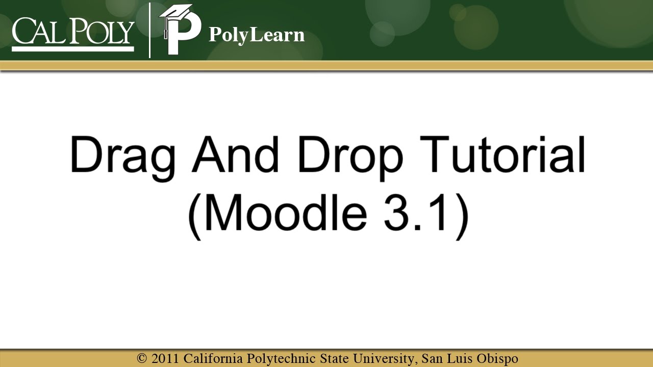 PolyLearn: Drag And Drop - YouTube